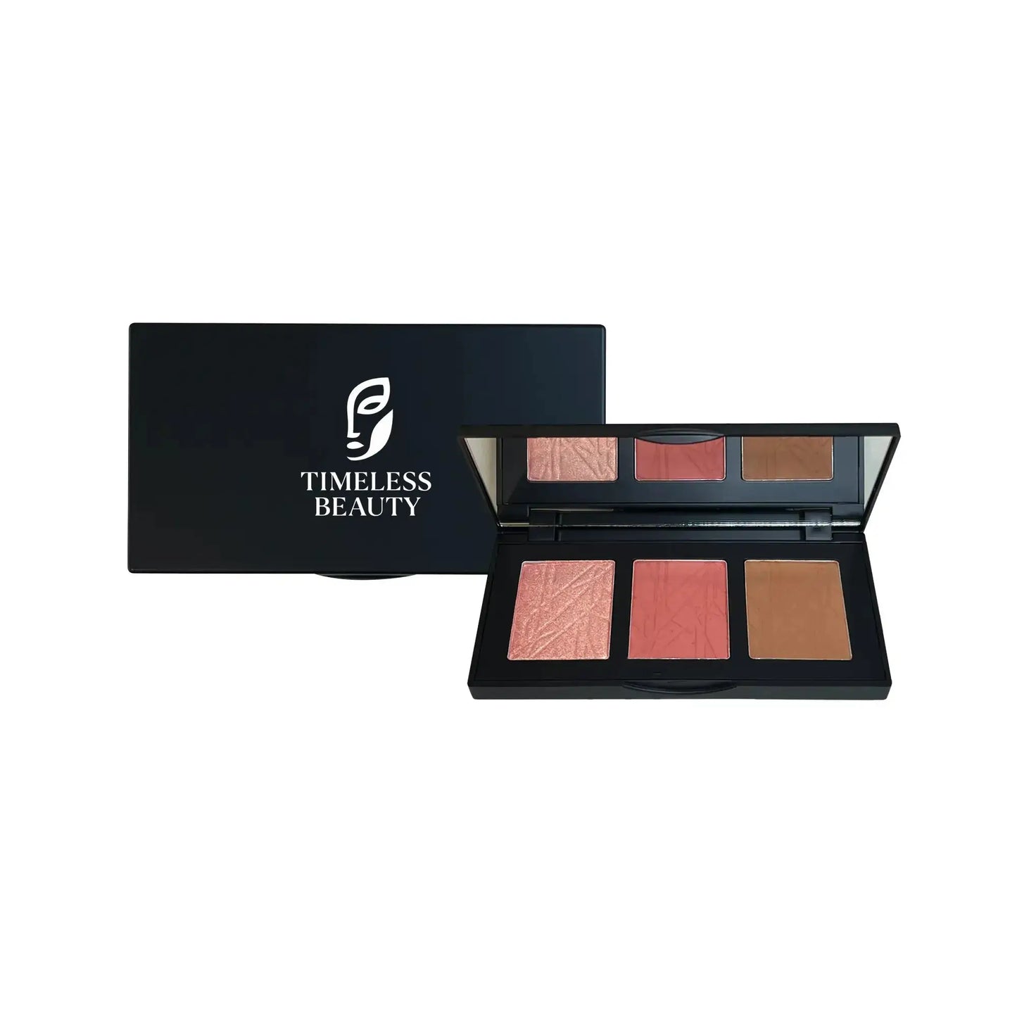 Timeless_Beauty Pro Cheek Palette Curious - lake, red