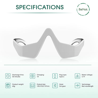 Under-Eye Red Light Therapy Skin Rejuvenation and Massager