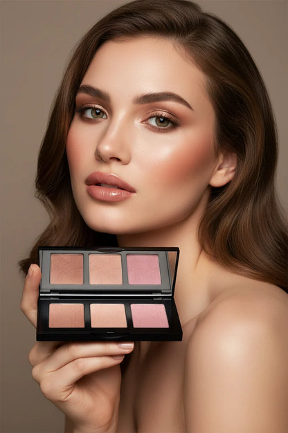 Timeless_Beauty Blush Palette Pinch - lake, red