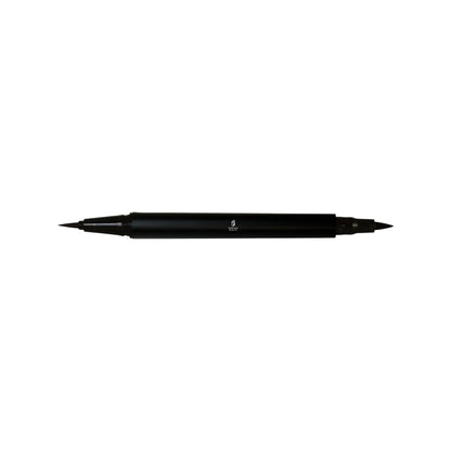 Dual Tip Liquid Eyeliner Pen – Black