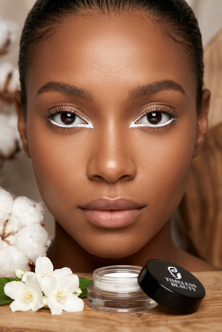 Timeless_Beauty Gel Eyeliner White - look, gel