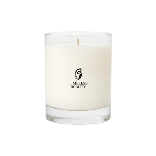 Timeless_Beauty Scented Candle Lilac + Driftwood - wax, burn